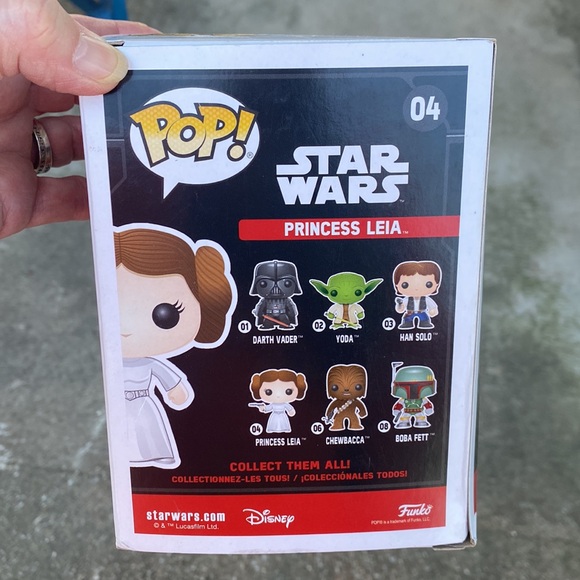 3 Pop! NWT Star War Princess Leia Harry Potter Hermione Granger Albus Dumbledor - Picture 5 of 11